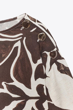 FLORAL PRINTED TOP - Zara фото 9