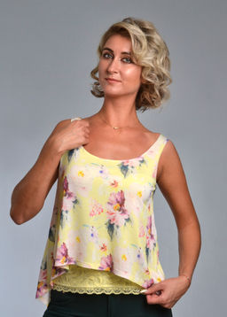 Майка женская ЛЕТО (лимон №9)