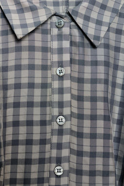 SHORT CHECK DRESS WITH RUFFLES - Zara фото 5