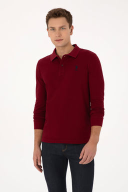 Erkek Bordo Basic Sweatshirt - U.s. polo assn фото 10