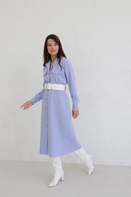 Платье-рубашка с английским воротником - Martichelli фото 83