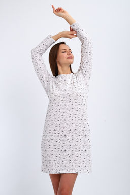 Ночная сорочка длинный рукав из кулирки Соня овечки