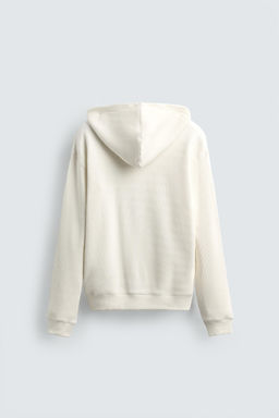 WAFFLE-KNIT HOODIE - Zara фото 2