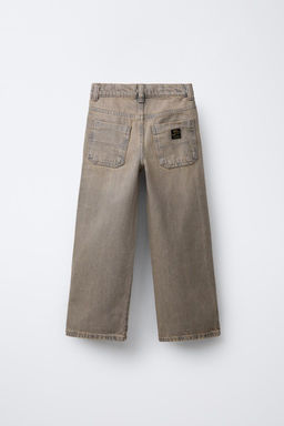 FADED WIDE-LEG JEANS - Zara фото 3