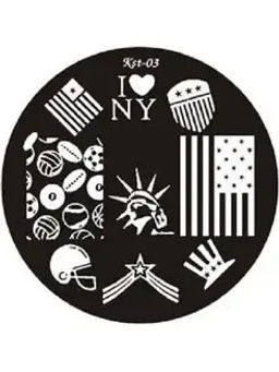 El Corazon Плитка для стемпинга диск Kst- 03