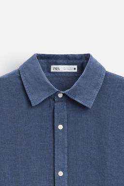 100% LINEN SHIRT - Zara фото 25