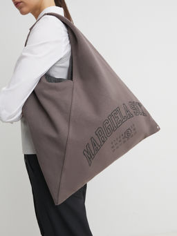 Женский шоппер MM6 MAISON MARGIELA CLASSIC JAPANESE HANDBAG Артикул 4661891, коричнево-серый  фото 2