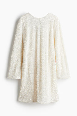 MAMA Vestido de lentejuelas con lazada - H&m фото 5