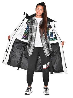 Пальто B-8910 Белый - Snow headquarter фото 9