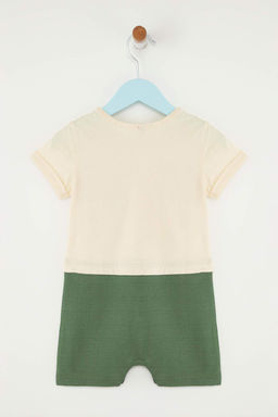 Tas Erkek Bebek Pamuklu Animal Bask?l? Dokulu Orme Tulum TKDSS25TU00021 - Trendyolmilla фото 4