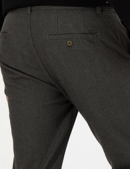 Haki Slim Fit Keten Kar___ml_ Chino Pantolon - Pierre cardin фото 7