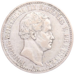 Монета 1 талер 1835 года Германские государства Пруссия (Горный талер)