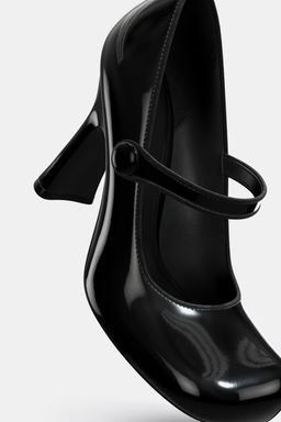 LEATHER HEELED SHOES WITH STRAP HARRY LAMBERT FOR ZARA x DISNEY