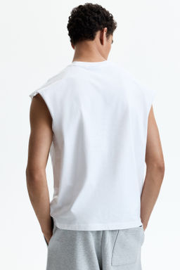 Camiseta sin mangas en algod?n Relaxed Fit - H&m фото 11