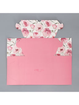 Цена за 5 шт. Коробка для капкейков, кондитерская упаковка двухсторонняя, 4 ячейки «Нежность» 16×16×10 см