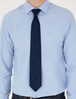 Mavi Slim Fit Uzun Kollu Basic G_mlek