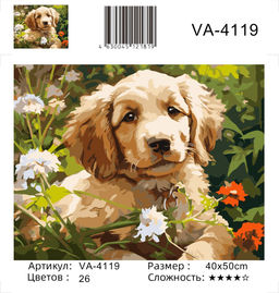 Картина по номерам на холсте и подрамнике 40х50 см