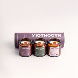 Набор ароматических свечей №2 - Уютности фото 6