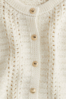 Cardigan en punto pointelle - H&m фото 8