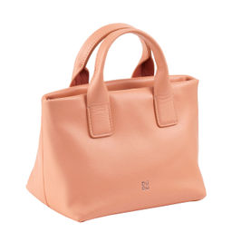 Итальянская миниатюрная женская сумочка DuDu Bags серии Ibiza | пудровый - Dudubags фото 2