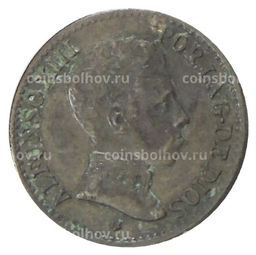 Монета 1 сентимо 1906 года Испания