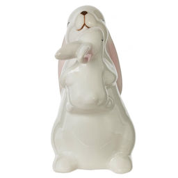 Фигурка декоративная "Зайцы", L9 W6,5 H11 см