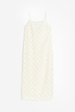 Vestido en tejido de jacquard