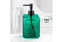 Диспенсер 550 мл 6*9,5*19,5 см Зеленый