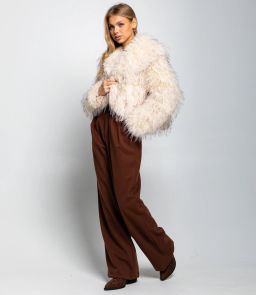 Шуба #КТ4011 (1), молочный - Dommod фото 5