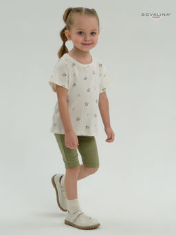 Костюм Актив бордовые тюльпанчики-оливка - Sovalina фото 15