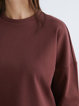 Bisiklet Yaka Kad?n Sweatshirt