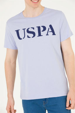 Мужская синяя футболка с круглым вырезом Basic - U.s. polo assn фото 13