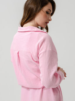 Женское платье муслин розовое 2319 (8)