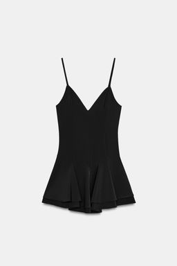 VESTIDO MONO CORTO / Negro - Zara фото 4