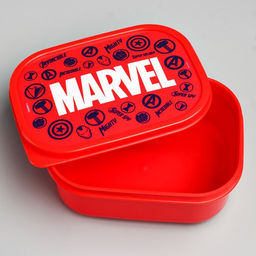 Цена за 2 шт. Ланч-бокс детский прямоугольный, 500 мл «Марвел», Мстители
