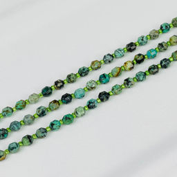 Бусины для украшений из Хризоколлы (40 бусин) 38 см