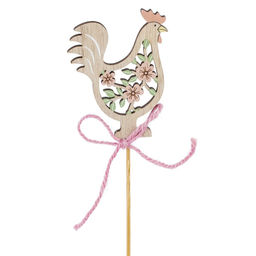 Изделие декоративное (вставка) "Петух" (6*1,5*7,5), L6 W1 H31 см