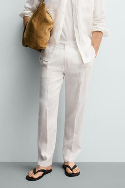 POLO PUNTO REGULAR FIT ALGOD?N - LINO / Musgo - Zara фото 18