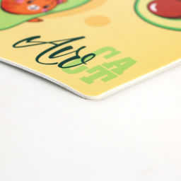 Коврик под миску нескользящий «Авокадо кот», 43×28 см