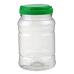 Цена за 2 шт. Банка для хранения сыпучих продуктов Альтернатива, 2 л, пластик, МИКС