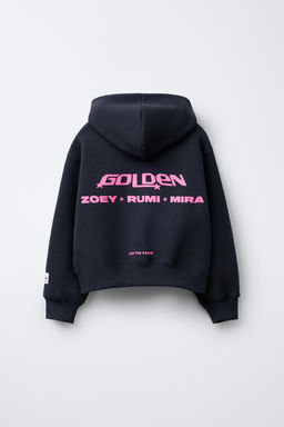 KPOP DEMON HUNTERS NETFLIX  PRINTED HOODIE - Zara фото 8