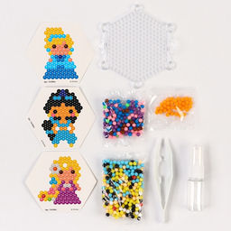 Мозаика 3 в 1 «Принцессы», аквамозаика, термомозаика и мозаика из EVA, 4+