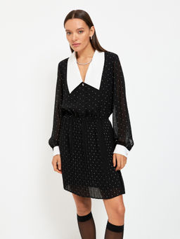 Платье жен. Cruz черно-белый