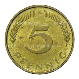 5 пфеннигов 1991 года A Германия