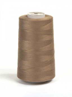 Нитки швейные 40/2 полиэстер 5000 ярд цв.370 бежевый MAX