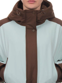 H24-381 BROWN MENTHOL Куртка зимняя женская (80% пух / 20% перо) M - 44 российский - Fashion фото 3