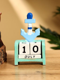 Календарь настольный Якорь, 7410 см, дерево, бирюзово-голубой - Simaland фото 2