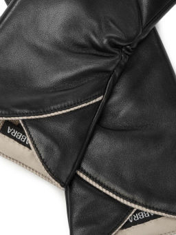 Перчатки жен п/ш LB-2407 black/grey beige