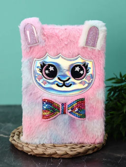 Блокнот плюшевый Funny hare, holography, 21,5х14,5 см, плотность 80 гр.