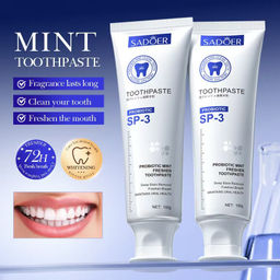 SADOER Зубная паста с пробиотиком освежающая мята, 100 гр  фото 2